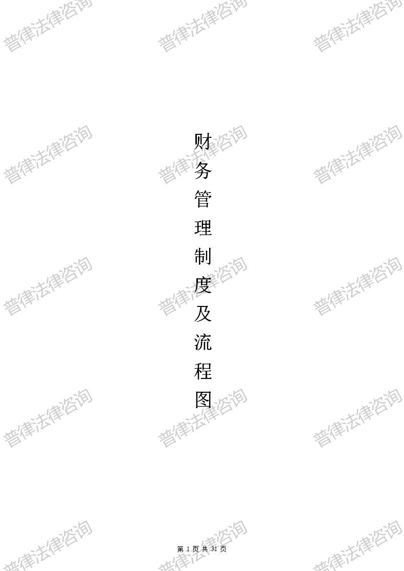 房地产财务管理制度及流程图